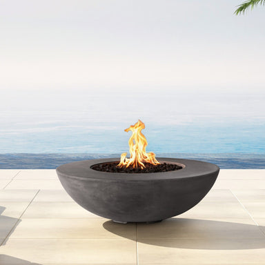 PyroMania Vessel 54-inch Round GFRC Concrete Fire Pit 100,000 BTU