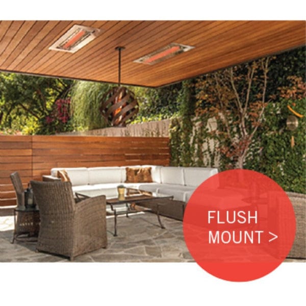 Infratech WD Series 48" Dual Element Flush Mount