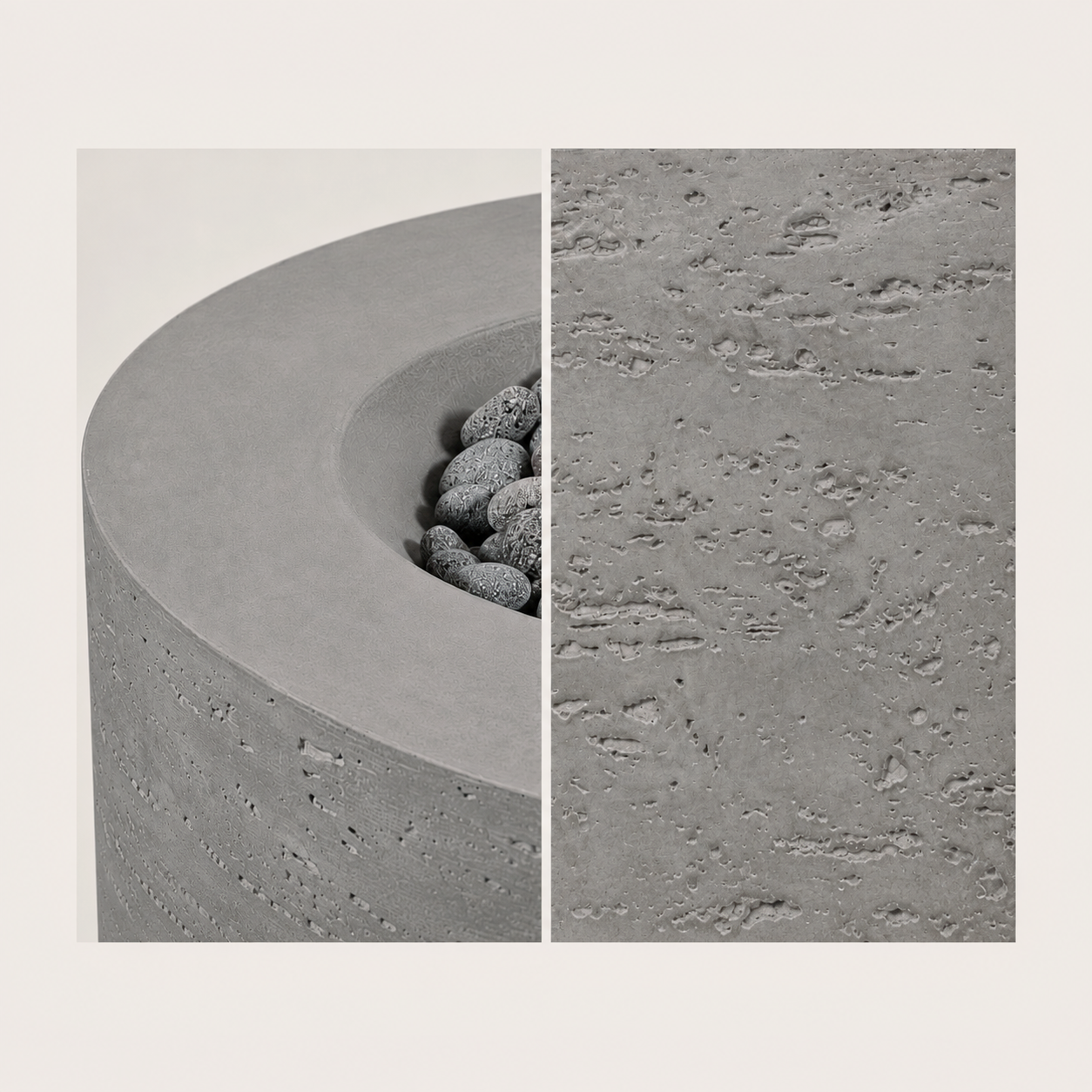 PyroMania Fire Genesis Round Concrete Fire Pit -  In Stock