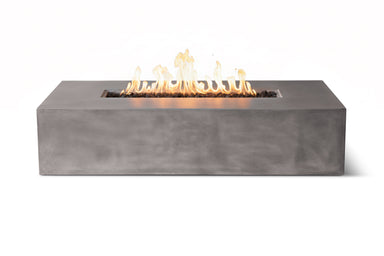 Brut 60 Rectangle Concrete Fire Pit Table 65K BTU Outdoor Patio