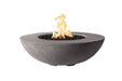 PyroMania Vessel 54-inch Round GFRC Concrete Fire Pit 100,000 BTU