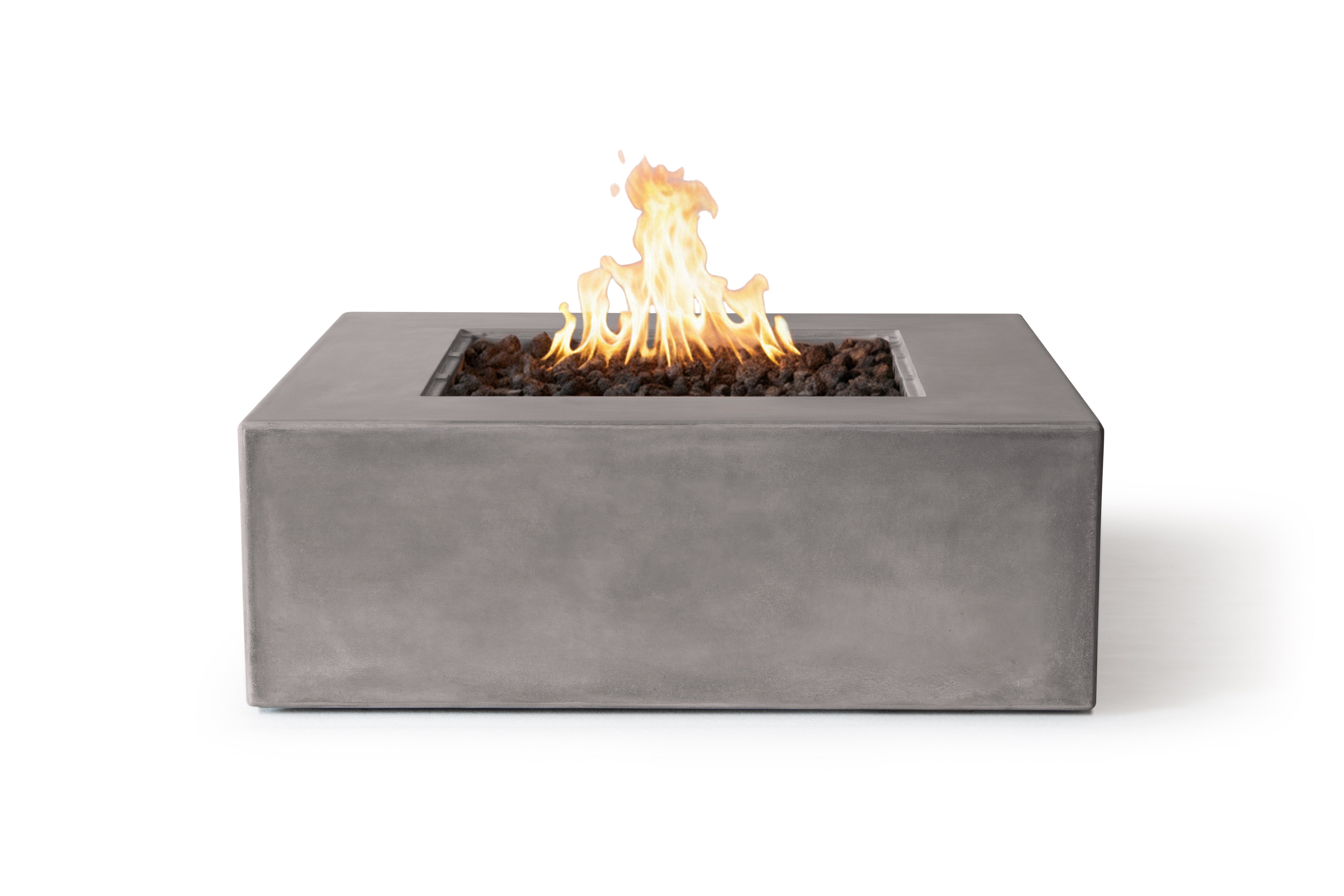 PyroMania Otto 42-inch Square Concrete Outdoor Fire Pit Table