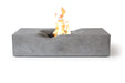 Venice Pro Rectangle Concrete Fire Pit Table, 100,000 BTU, Multiple Ignition Options