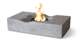 Venice Pro Rectangle Concrete Fire Pit Table, 100,000 BTU, Multiple Ignition Options