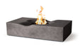 Venice Pro Rectangle Concrete Fire Pit Table, 100,000 BTU, Multiple Ignition Options