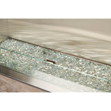 72-inch Outdoor Ready-to-Finish Linear Fireplace with Crystal Fire Plus Burner