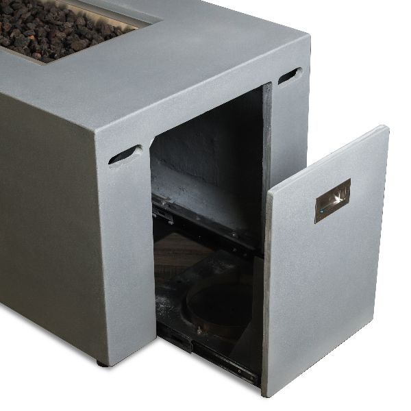 Starfire Designs Beton 72" Rectangle Concrete LPT Fire Pit