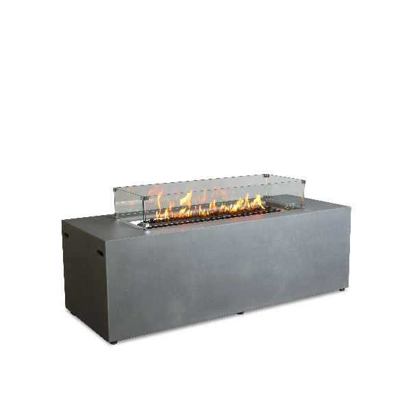Starfire Designs Beton 72" Rectangle Concrete LPT Fire Pit