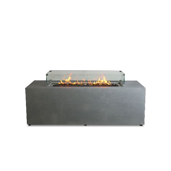 Starfire Designs Beton 72" Rectangle Concrete LPT Fire Pit