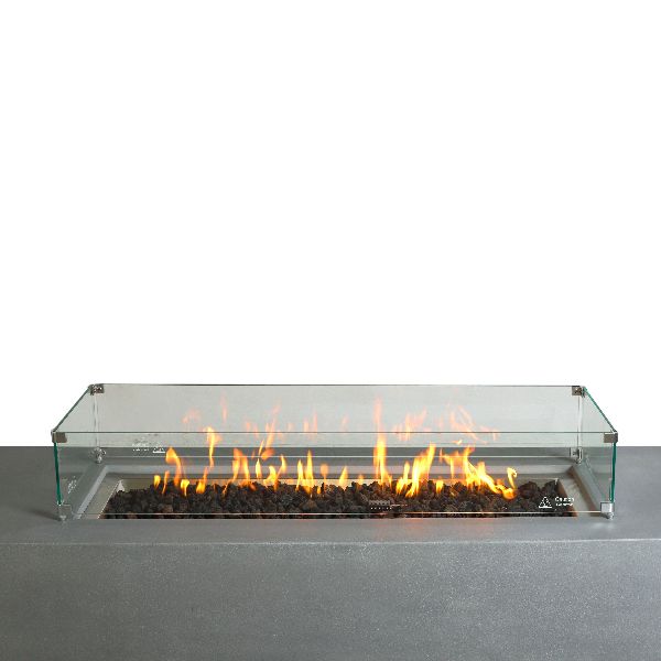 Starfire Designs Beton 72" Rectangle Concrete LPT Fire Pit