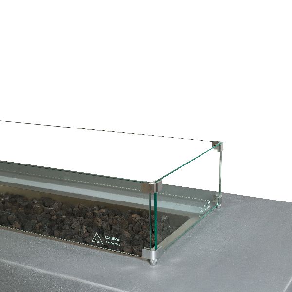 Starfire Designs Beton 72" Rectangle Concrete LPT Fire Pit