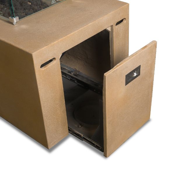 Starfire Designs Beton 72" Rectangle Concrete LPT Fire Pit