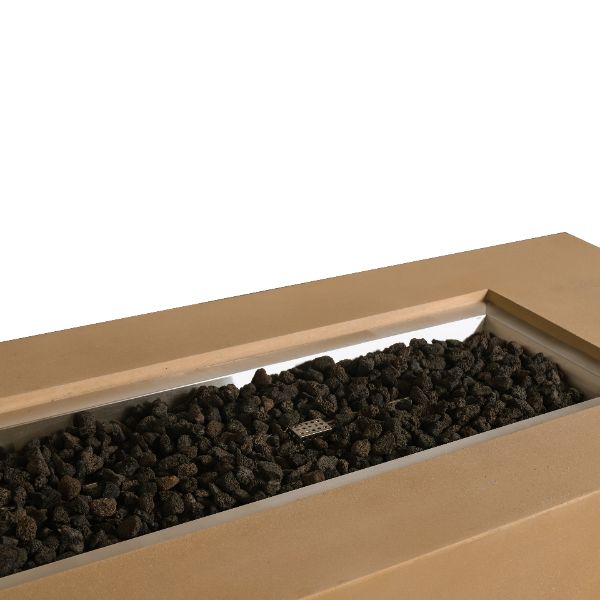 Starfire Designs Beton 72" Rectangle Concrete LPT Fire Pit