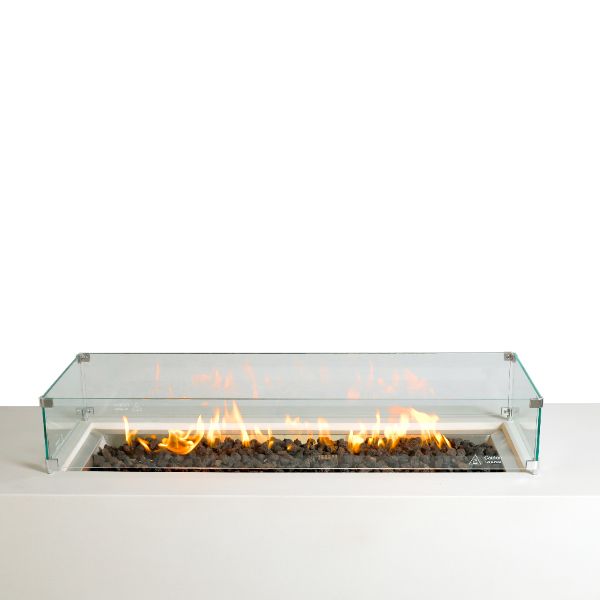 Starfire Designs Beton 72" Rectangle Concrete LPT Fire Pit