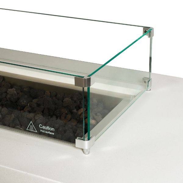 Starfire Designs Beton 72" Rectangle Concrete LPT Fire Pit