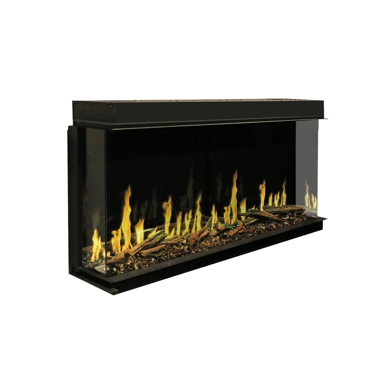 Modern Flames Orion Multi 100-inch Virtual Electric Fireplace: Recessed, Multi-Sided, Wi-Fi
