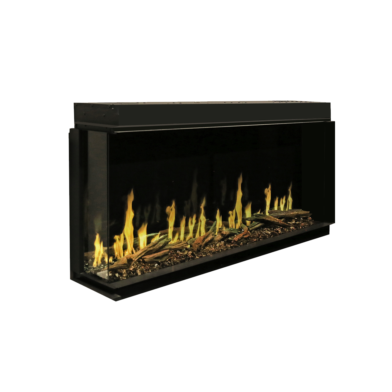Modern Flames Orion Multi 76-inch Virtual Electric Fireplace: Recessed, Multi-Sided, Wi-Fi