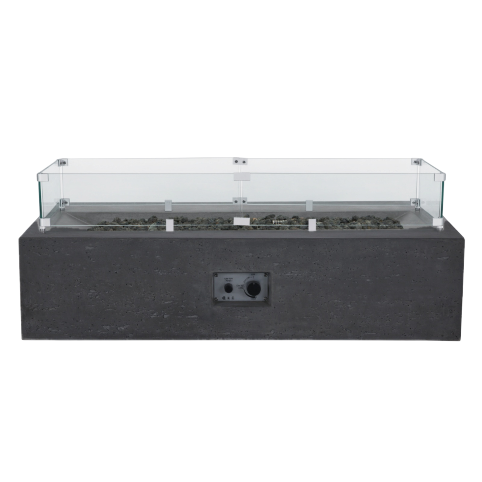 PyroMania Fire Millenia Rectangle Fire Pit -  In Stock