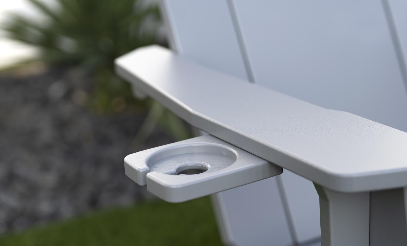 Ledge Lounger Mainstay Ultimate Adirondack Outdoor Patio Lounge Chair, Built-in Cup Holder