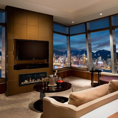 Modern Flames Orion Slim 60-Inch Virtual Electric Fireplace | Built-In Wall Mounted