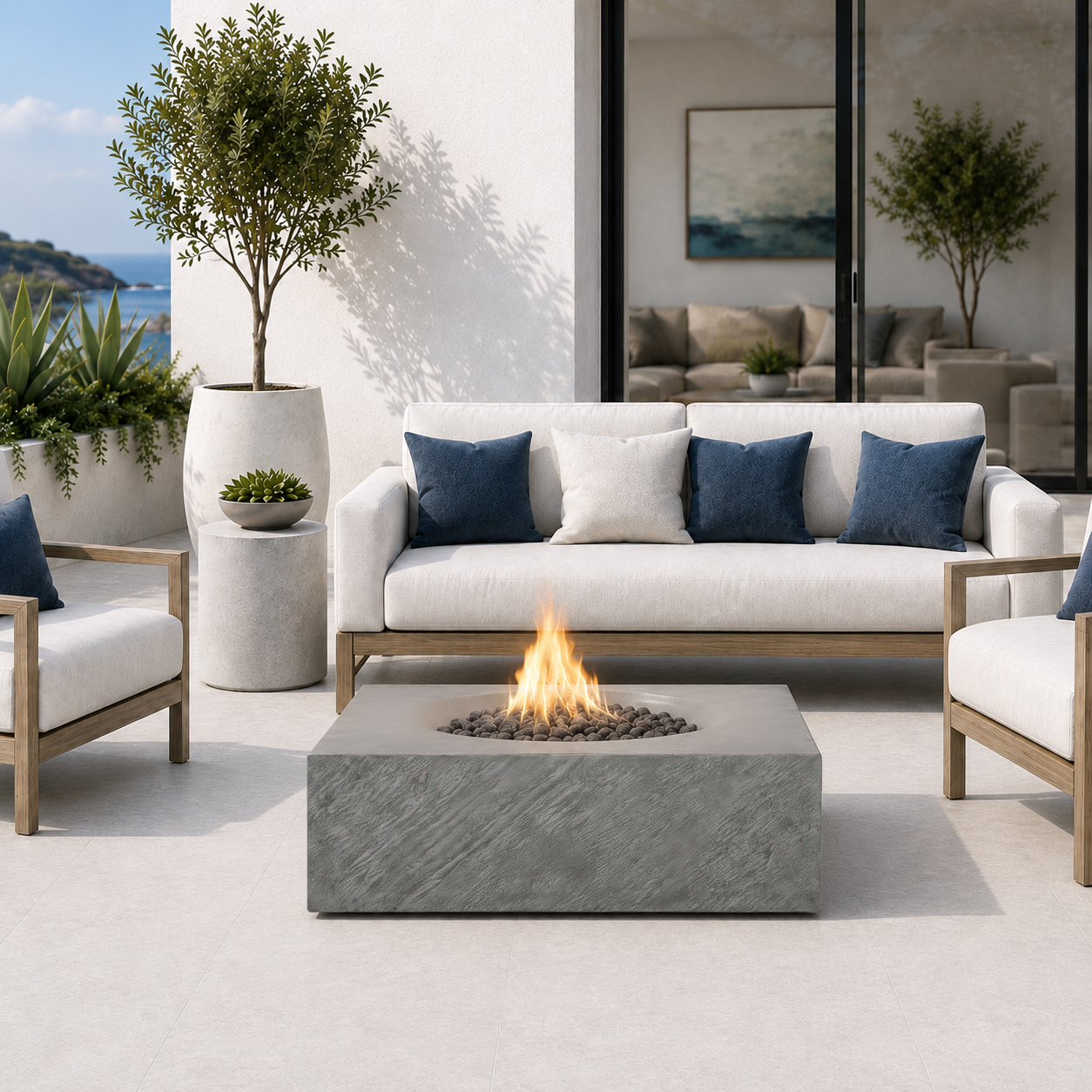 PyroMania Fire Paloma Square Fire Pit