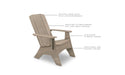 Ledge Lounger Mainstay Ultimate Adirondack Outdoor Patio Lounge Chair, Built-in Cup Holder