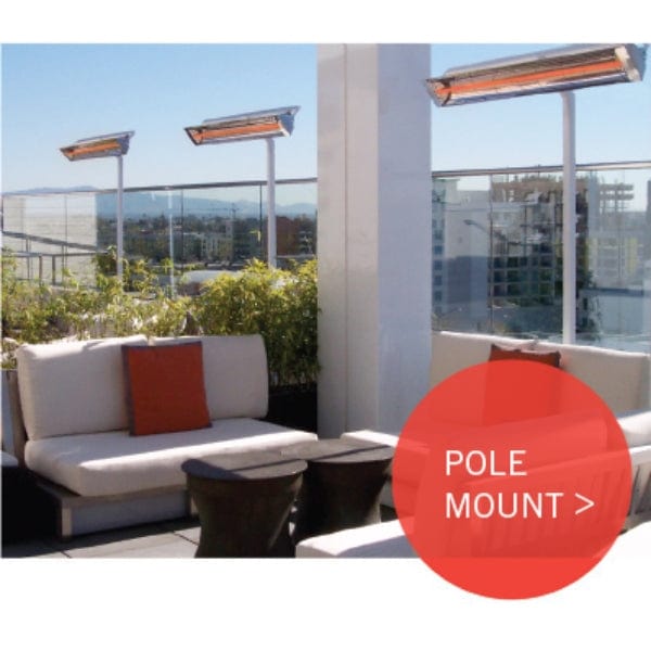 Infratech WD Series 48" Dual Element Pole Mount