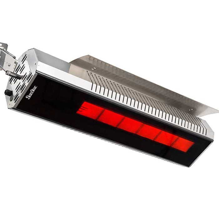 SunStar SGLMG marine grade 316 stainless steel glass patio heater SGL35-MG