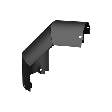 6-inch Single Wall Black Stove Pipe Elbow Shield for Reduced Clearances