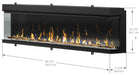 Dimplex Ignite XL Bold 100-Inch Multi-View Smart Electric Fireplace, 3-Sided Design