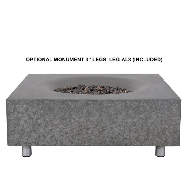 PyroMania Fire Monument Square Fire Pit
