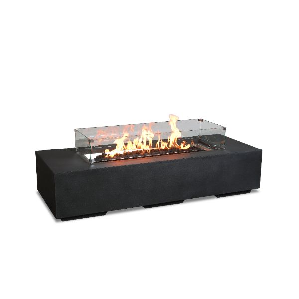 Starfire Designs Beton 72" Rectangle Concrete Gas Fire Pit
