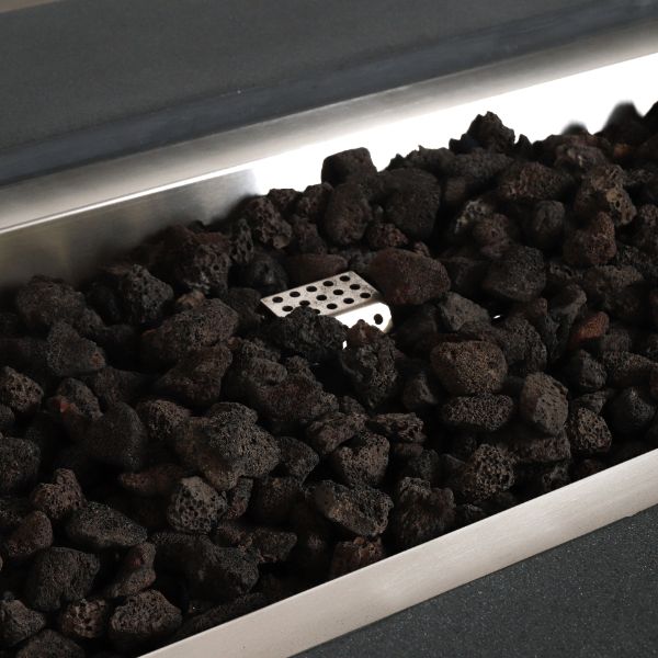 Starfire Designs Beton 72" Rectangle Concrete LPT Fire Pit