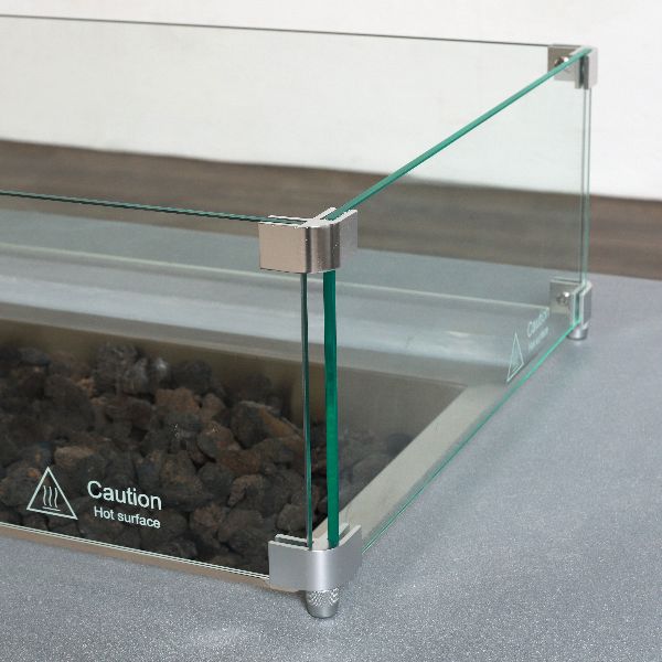 Starfire Designs Beton 72" Rectangle Concrete Gas Fire Pit