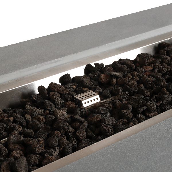 Starfire Designs Beton 72" Rectangle Concrete Gas Fire Pit