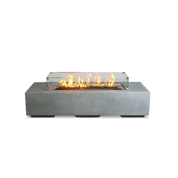 Starfire Designs Beton 72" Rectangle Concrete Gas Fire Pit