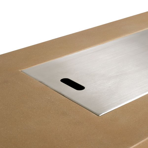 Starfire Designs Beton 72" Rectangle Concrete Gas Fire Pit