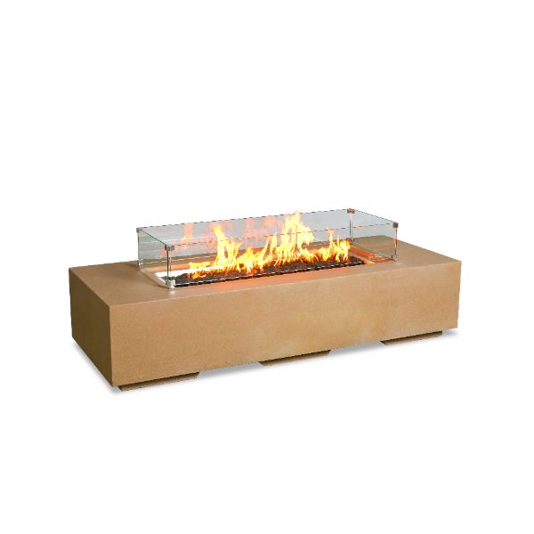 Starfire Designs Beton 72" Rectangle Concrete Gas Fire Pit