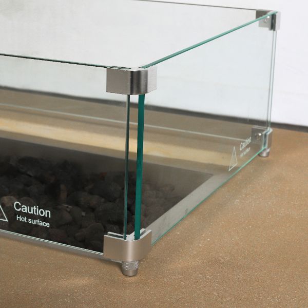 Starfire Designs Beton 72" Rectangle Concrete Gas Fire Pit