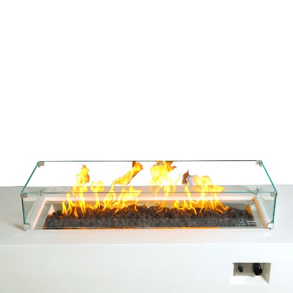 Starfire Designs Beton 72" Rectangle Concrete Gas Fire Pit