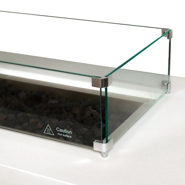 Starfire Designs Beton 72" Rectangle Concrete Gas Fire Pit