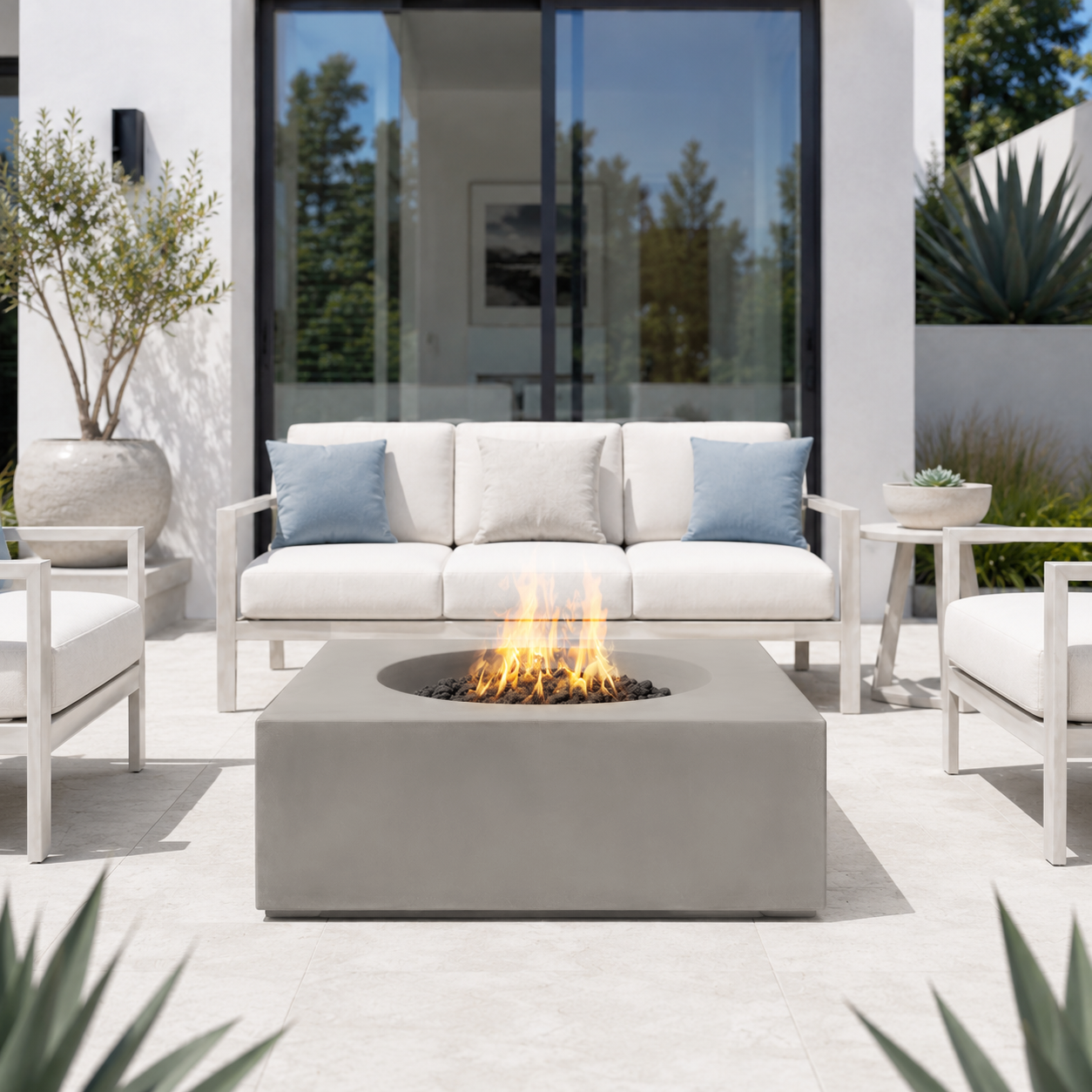 PyroMania Fire Tao Square Fire Pit -  In Stock