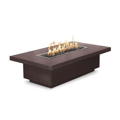 Luxurious Outdoor Plus 84-inch Fremont Powder Coated Steel Rectangle Fire Pit