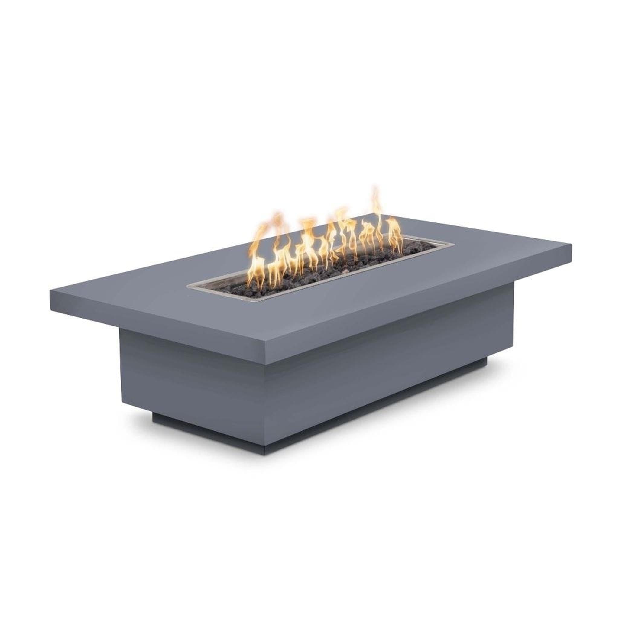 Luxurious Outdoor Plus 84-inch Fremont Powder Coated Steel Rectangle Fire Pit
