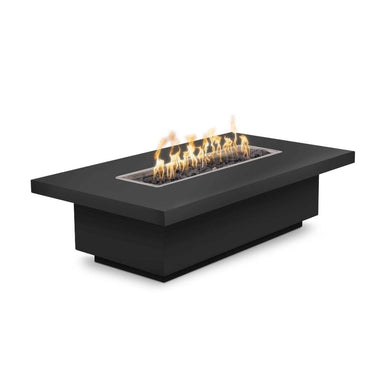 Luxurious Outdoor Plus 84-inch Fremont Powder Coated Steel Rectangle Fire Pit