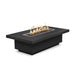 Luxurious Outdoor Plus 84-inch Fremont Powder Coated Steel Rectangle Fire Pit