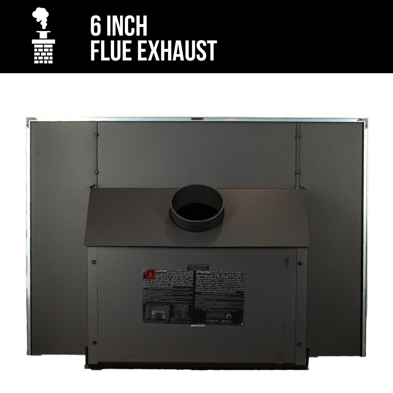 Vogelzang VG1820 Wood Stove Insert EPA Certified 1200 Sq Ft