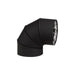 Durable 6-Inch Double Wall Stove Pipe 90-Degree Elbow for Secure Venting