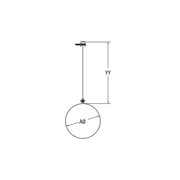 6" VORTEX DOUBLE WALL CEILING HANGAR VOD0210