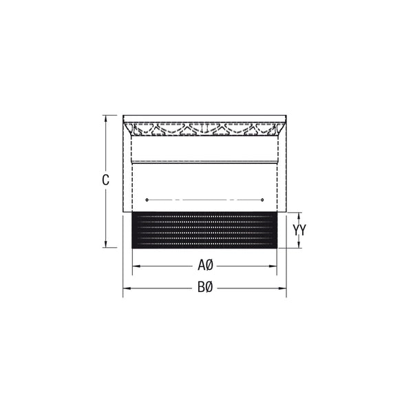 6" VORTEX STOVE ADAPTER VOD0291
